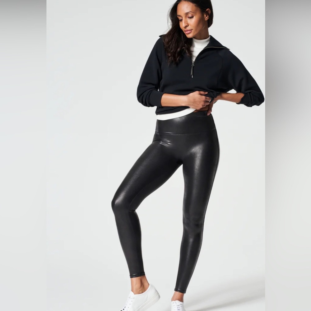 Spanx faux leather leggings